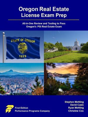 cover image of Oregon Real Estate License Exam Prep